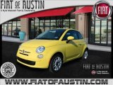 2012 Giallo (Yellow) Fiat 500 Pop #57876665