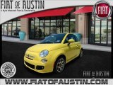 2012 Giallo (Yellow) Fiat 500 Sport #57876662