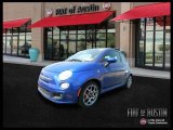 2012 Azzurro (Blue) Fiat 500 Sport #57876629
