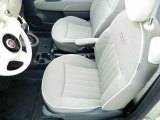 2012 Fiat 500 c cabrio Lounge Tessuto Beige-Nero/Avorio (Beige-Black/Ivory) Interior