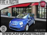 2012 Azzurro (Blue) Fiat 500 Pop #57876610