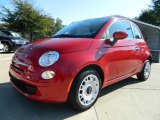 2012 Rosso (Red) Fiat 500 Pop #57876601