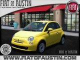 2012 Giallo (Yellow) Fiat 500 Pop #57876586