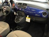 2012 Azzurro (Blue) Fiat 500 Lounge #57876576