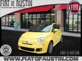 2012 Giallo (Yellow) Fiat 500 Sport #57876566