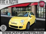 2012 Giallo (Yellow) Fiat 500 Sport #57876553