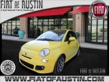 2012 Giallo (Yellow) Fiat 500 Sport #57876552