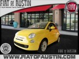 2012 Giallo (Yellow) Fiat 500 Pop #57876540