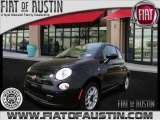 2012 Nero (Black) Fiat 500 Pop #57876523