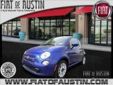 2012 Azzurro (Blue) Fiat 500 Pop #57876518
