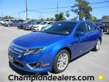 2012 Blue Flame Metallic Ford Fusion SEL V6 #57872859