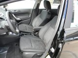 2012 Ford Fiesta SE Sedan Charcoal Black Interior
