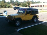 2004 Solar Yellow Jeep Wrangler Unlimited 4x4 #57876476