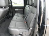 2012 Ford F350 Super Duty Lariat Crew Cab 4x4 Dually Black Interior