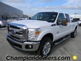 2012 Oxford White Ford F350 Super Duty Lariat Crew Cab 4x4 #57872758