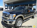 2012 Black Ford F250 Super Duty Lariat Crew Cab 4x4 #57872741