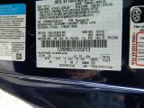 2012 Mustang Color Code for Kona Blue Metallic - Color Code: L6
