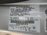2011 Fusion Color Code for Ingot Silver Metallic - Color Code: UX