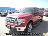 2011 Red Candy Metallic Ford F150 Lariat SuperCrew 4x4 #57872639