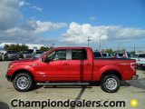 2011 Red Candy Metallic Ford F150 Lariat SuperCrew 4x4 #57872622