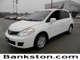 2011 Fresh Powder White Nissan Versa 1.8 S Hatchback #57872516