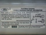2006 Ford F150 XLT SuperCrew 4x4 Info Tag
