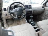 2002 Nissan Frontier SE Crew Cab Beige Interior