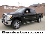 2012 Black Ford F250 Super Duty Lariat Crew Cab 4x4 #57872319