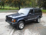 2000 Patriot Blue Pearl Jeep Cherokee Sport 4x4 #57875092