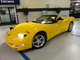 2004 Millenium Yellow Chevrolet Corvette Convertible #58090250