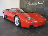 Red Lamborghini Diablo in 2001