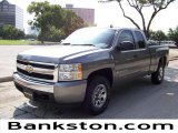 2008 Graystone Metallic Chevrolet Silverado 1500 LT Extended Cab #57872132