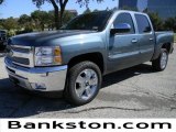 2012 Blue Granite Metallic Chevrolet Silverado 1500 LT Crew Cab #57872085