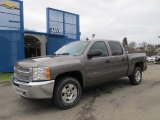 2012 Mocha Steel Metallic Chevrolet Silverado 1500 LT Crew Cab 4x4 #58238674