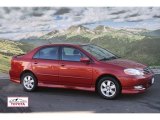 2004 Impulse Red Toyota Corolla S #58089895