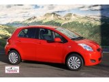 2010 Absolutely Red Toyota Yaris 5 Door Liftback #58089887