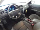 2012 Ford Fusion SEL V6 Charcoal Black Interior