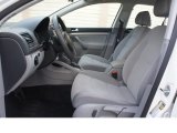 2009 Volkswagen Rabbit 4 Door Art Grey Interior