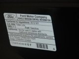 2012 Ford Mustang V6 Premium Coupe Info Tag