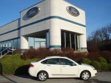 2011 White Suede Ford Focus SEL Sedan #58238521