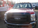 2012 Vermillion Red Ford F550 Super Duty XL Regular Cab 4x4 Chassis #58238518