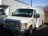 2012 Oxford White Ford E Series Cutaway E350 Commercial Utility Truck #58238516