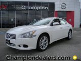 2012 Winter Frost White Nissan Maxima 3.5 S #58238354