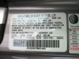 2009 370Z Color Code for Platinum Graphite - Color Code: K51