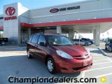 2010 Salsa Red Pearl Toyota Sienna LE #57874878