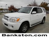 2007 Natural White Toyota Sequoia Limited #58238242