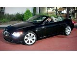 2004 Jet Black BMW 6 Series 645i Convertible #58238995