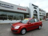 2006 Tropical Red Kia Rio LX Sedan #58238994