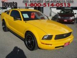 2006 Screaming Yellow Ford Mustang V6 Deluxe Coupe #58090064