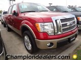 2012 Red Candy Metallic Ford F150 Lariat SuperCrew #58090013